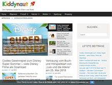 Tablet Screenshot of kiddynaut.de